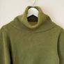 PENNEYS PRIMARK Green Roll Neck Knit Jumper Size S! Image 3