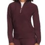 Skechers women top size M GOLUXE RIB 1/4 ZIP Image 3