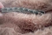 Vintage marquisite silver bracelet