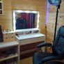 Dressing table with mirror and LED  light bulbs Image 9