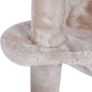 143cm Cat Scratch Posts Multi-Level Stable Cat Climbing Tower Cat Activity Trees with Ladder, Indoor Pet Activity Furniture Play House for Kitty Kitten Image 4
