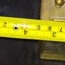 Antique French Carriage Clock Tischuhr Era Likely dating from 1880 to 1900 Material Brass Casing with a white dial and black numerals, Image 8