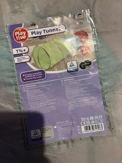 Pair of Playtive Pop-Up Play Tunnels (1.8m each)