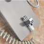 BRAND NEW LED Light Shower Faucet Bathroom Waterfall Rain Black Shower Panel In Wall Shower System with Spa Massage Sprayer and Bidet Tap Image 6
