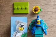 lego peacock costume fan, collectible series 28