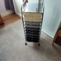 10 Drawers Storage Trolley