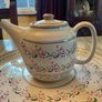 Nicholas Mosse Lavender starter set from Washington creek USA . Tea pot, two mugs , creamer and an oval platter . Pricing the set Image 10