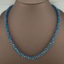 Vintage Tiny Blue Eyes Glass Beads Necklace Image 6