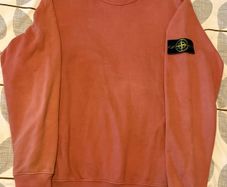 Stone Island Crewneck Sweatshirt Coral Genuine