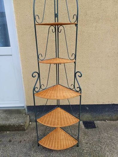 Metal Corner Shelf Unit