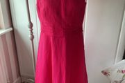 dress kew 159 cerise sleeveless dress size 14