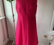 dress kew 159 cerise sleeveless dress size 14
