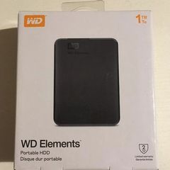WD Elements 1TB Portable External Hard Drive