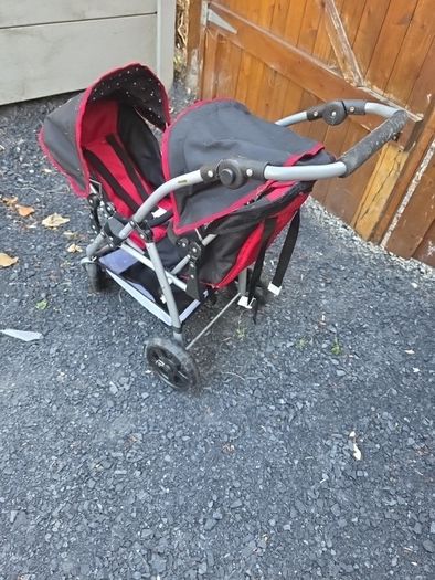 Toy dolls double buggy