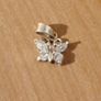 925 Butterfly diamond necklace pendant. Image 8