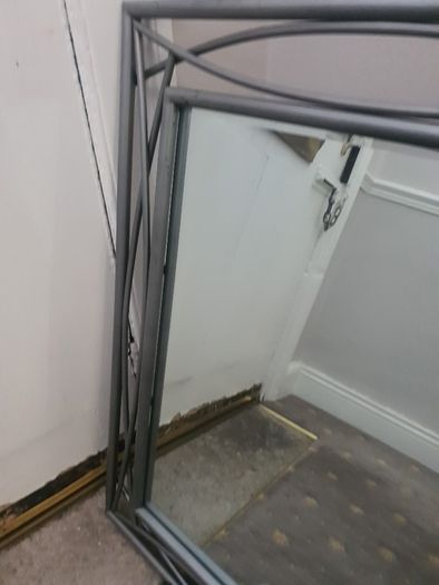 Large Wrought Iron Framed Mirror