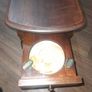 Beautiful Antique Smokers Table with Ashtray in Drawer, Image 2