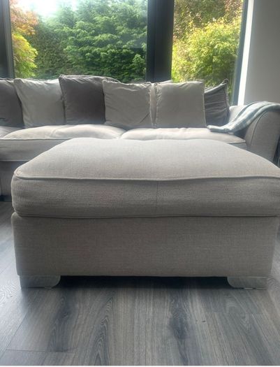 Grey Corner Sofa and Chair