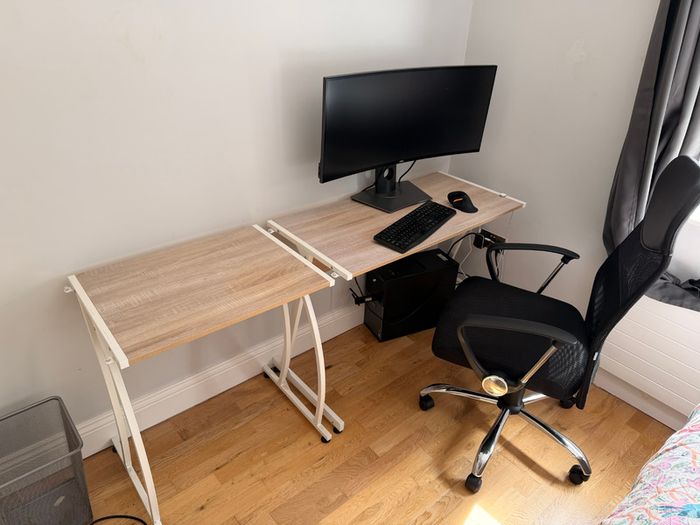 Spacious Two-Person Computer Desk