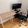 Spacious Two-Person Computer Desk Image 2