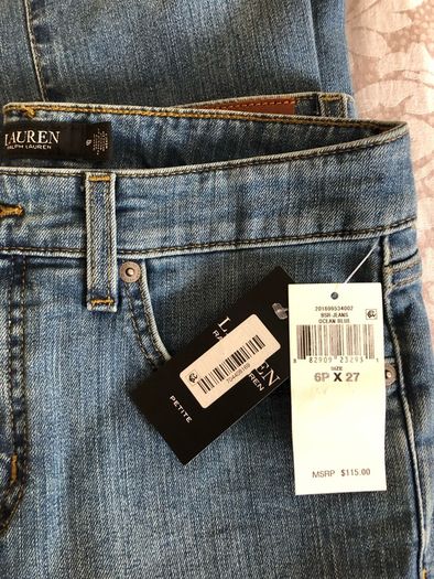 Ralph Lauren  Ocean Blue Jeans