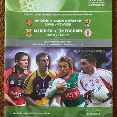2008 Tyrone v Mayo & Down v Wexford - GAA Senior Football Championship Round 3 Qualifiers Programme