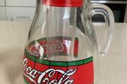 Glass Jug with ice container Coca Cola