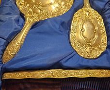 Silver Plated Dresser Set