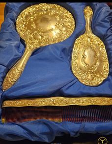 Silver Plated Dresser Set