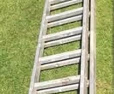 13 rung double extension ladders