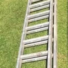 13 rung double extension ladders