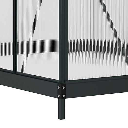 Polycarbonate 6 Ft W x 8.5 Ft Greenhouse