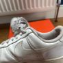 white Nike airforce trainers Image 6