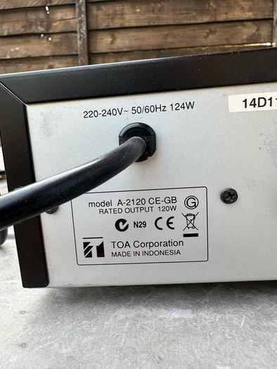 PA music system