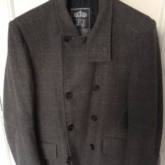 River Island Mens Wool Peacoat 3/4 Length (M)