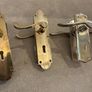 Gold internal door handles x5 for twenty euro Image 3