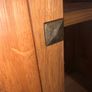 Elegant Handmade Oak Display Cabinet Image 9