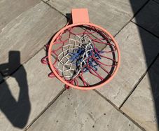 Basketball hoop and net