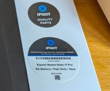 Xiaomi Redmi note 11 pro battery replacement