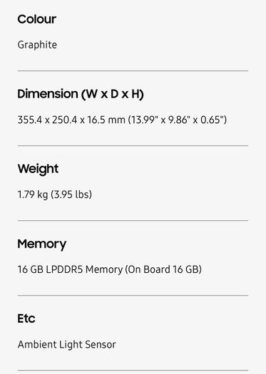 Samsung galaxy book 3 Ultra 16" 3K Oled