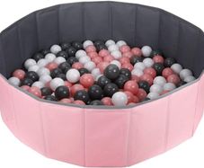 Kids Baby Round Pool Ball Pit, Outdoor Indoor Nursery Baby Playpen  for Toddler Boys Girls (100CM)