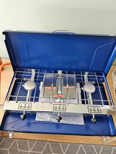 Campingaz Chef Folding Double Burner Stove and Grill