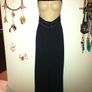 Absolutely Stunning Black Sequin Backless Maxi Dress by Morgan and Co. size 8-10 Image 5