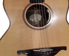Left handed Lowden semi acoustic guitar