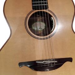 Left handed Lowden semi acoustic guitar
