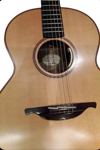 Left handed Lowden semi acoustic guitar