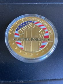 Commemorative coin - 20th Anniversary of those who died in the Twin Towers on 9/11