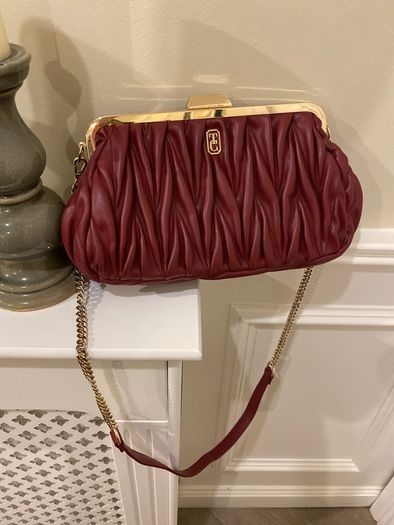 Burgundy Tipperary Crystal bag