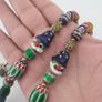 Vintage Venetian African Style Mix Glass Beads Necklace Image 4