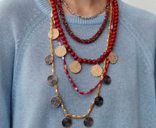 Zara Pack of beaded Necklaces